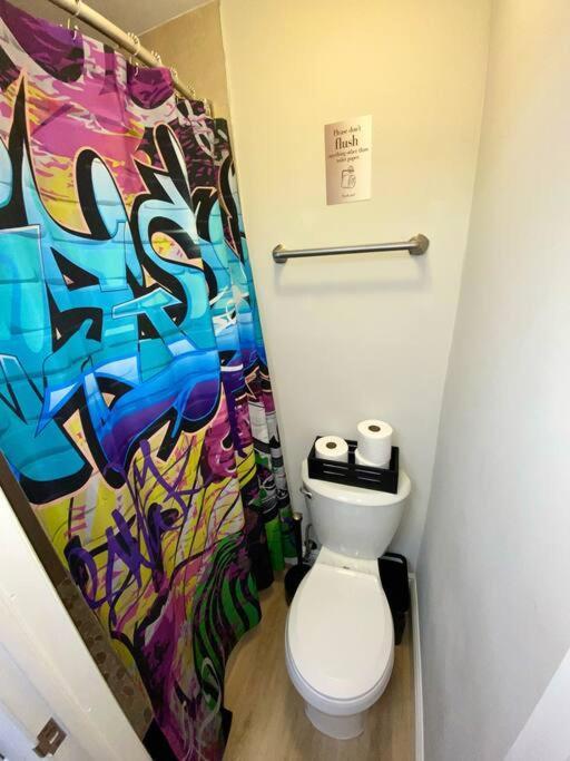 Cozy & Colorful Miami Art Canvas W/Hottub & Murals Exterior photo